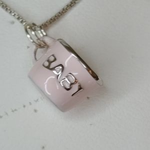 Sterling Silver Baby Cup Necklace